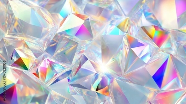Fototapeta A Stunning Collection of Colorful and Sparkling Crystal Gems