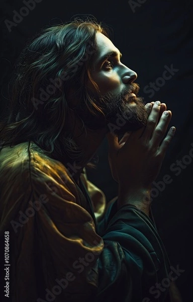 Fototapeta Jesus Christ praying
