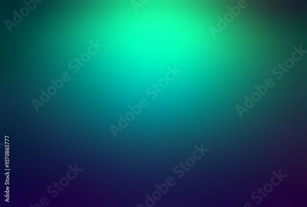 Obraz Dark blue green holographic neon shiny background.