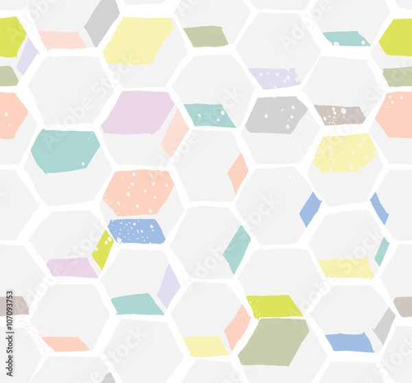 Fototapeta Hexomania Seamless Pattern
