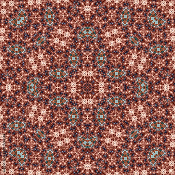 Obraz Seamless square pattern. Symmetric pattern texture