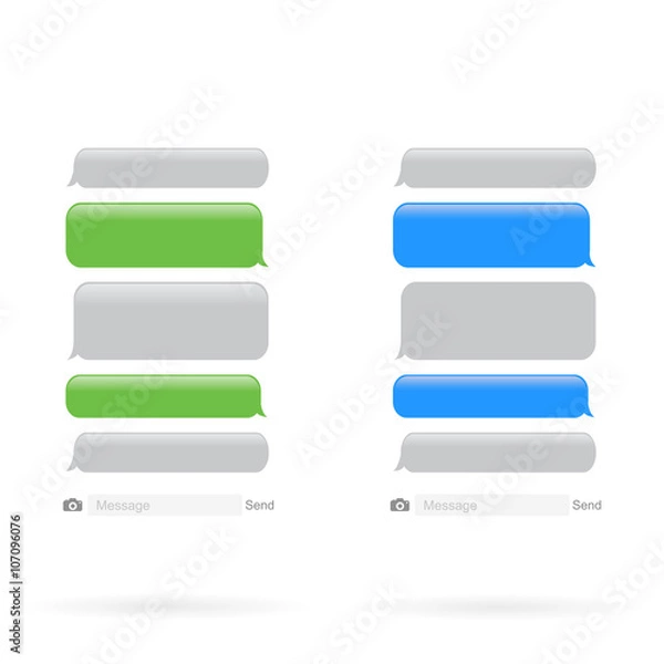 Fototapeta Short Message Service Bubbles