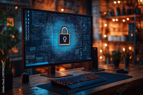 Fototapeta La cybersecurité