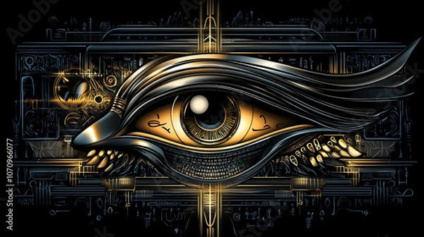 Fototapeta The Eye of Ra, Horus, Egyptian, God, Mythology, Symbol