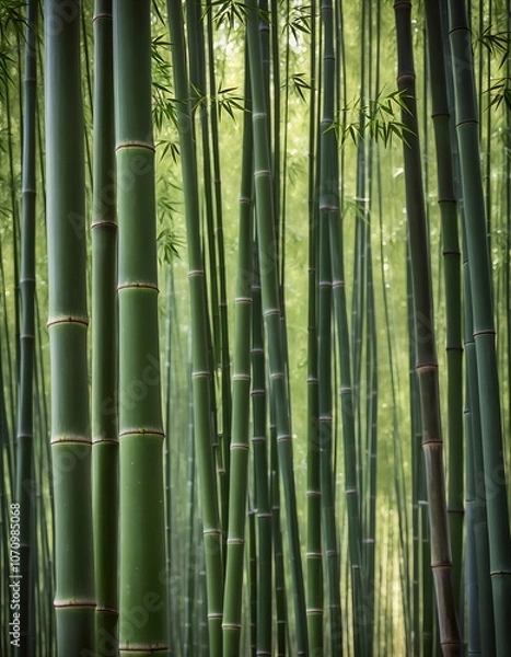 Fototapeta bamboo forest in springtime