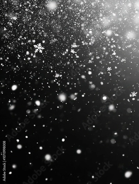 Obraz Winter Snowflakes Falling