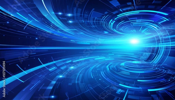 Fototapeta abstract vector future internet technology background illustration.