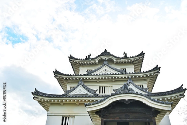 Fototapeta 宇和島城現存天守　愛媛県宇和島市