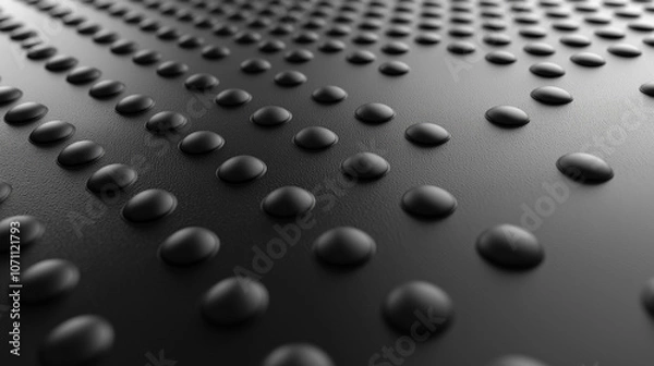 Fototapeta 3D grid texture with soft, round bumps on a monochromatic background, offering a subtle tactile effect. Light reflections enhance depth, making it ideal for minimalist web themes 