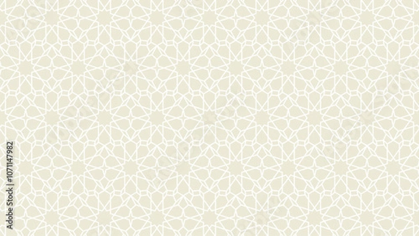 Obraz geometric pattern hexagon ornament arabic style texture background