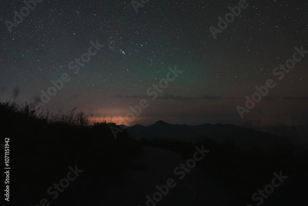 Obraz 天狗高原の星空