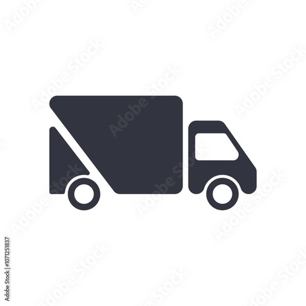 Obraz Delivery Truck Logo Template Icon