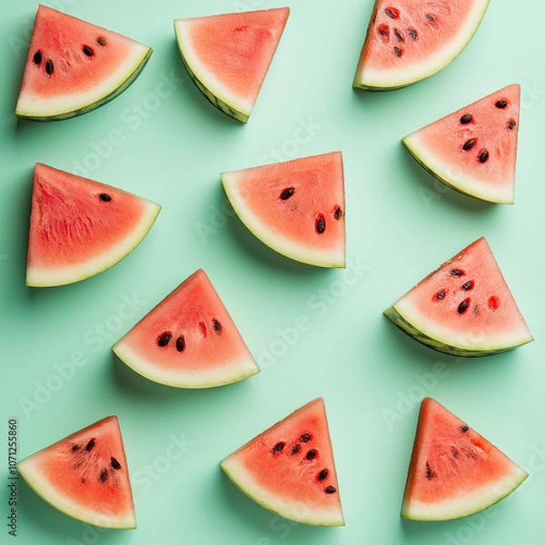 Fototapeta Watermelon background view