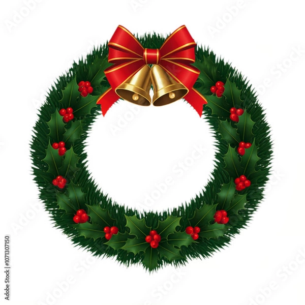 Fototapeta クリスマスリング　WEB素材