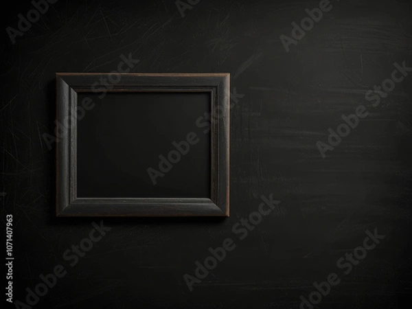 Fototapeta Black chalkboard background photo, in the style of textured canvas