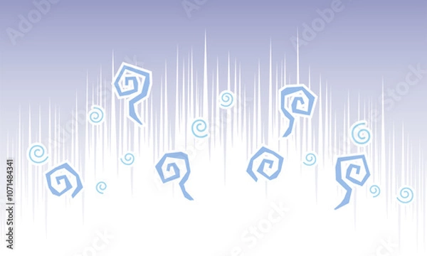 Obraz どんよりした背景イラスト