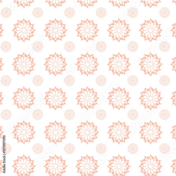 Fototapeta 
seamless vector pattern of flowers in various colors and shapes multi color floral seamless repeat pattern
