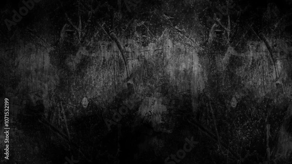 Obraz Dark, textured, grunge background with scratches and marks.