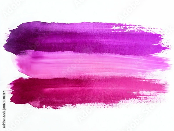 Fototapeta Abstract Background - Pink and Purple Paint Strokes Illustration