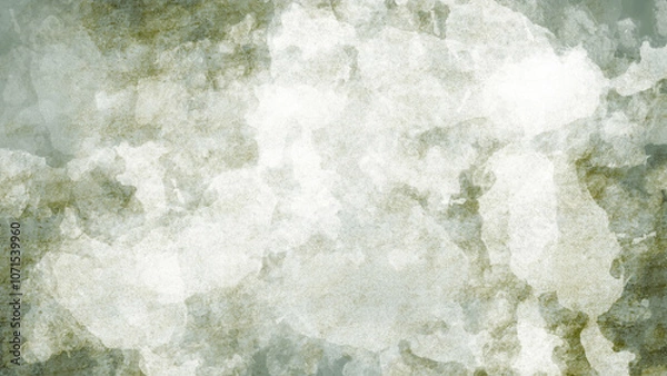 Obraz Abstract background with white, green, and gray shades.