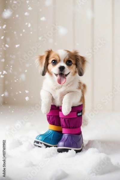 Obraz dog in clothes