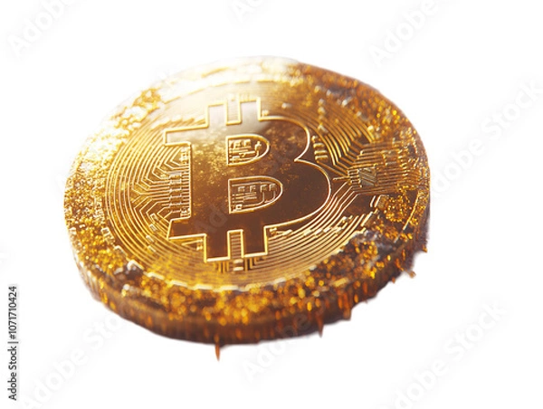 Obraz a close up of a coin