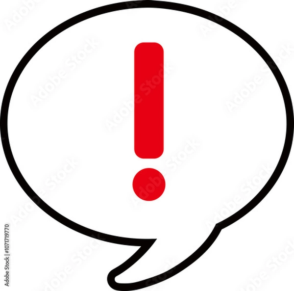 Obraz 느낌표말풍선