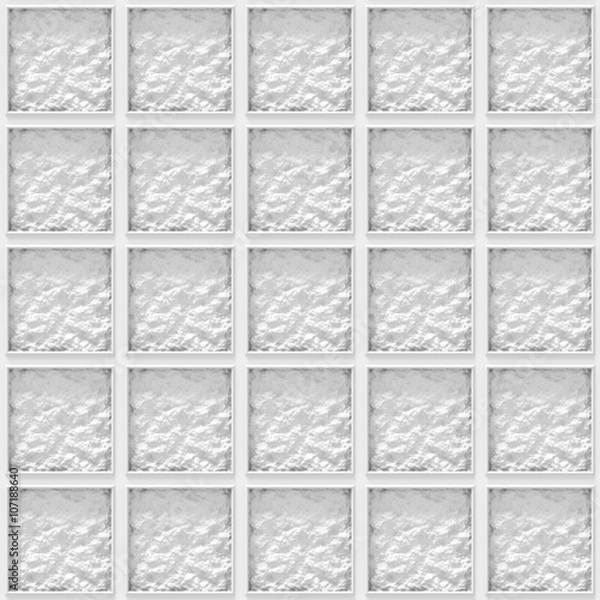 Fototapeta seamless white background made of a regular grid with openings filled with soil shapes