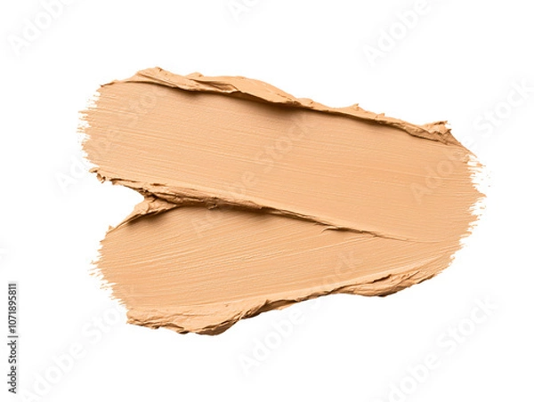 Fototapeta a close up of a smear of liquid foundation