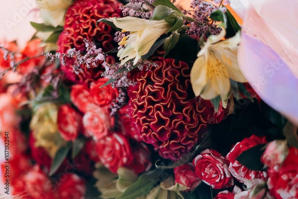 Obraz bouquet of various colourful flowers