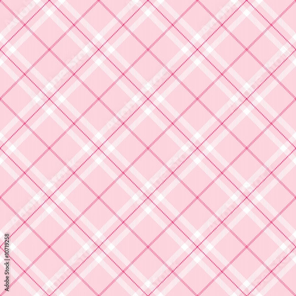 Fototapeta Light Pink Plaid