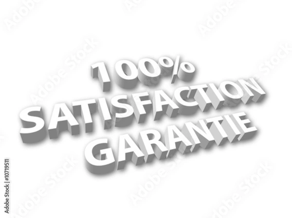 Fototapeta "100% Satisfaction Garantie"