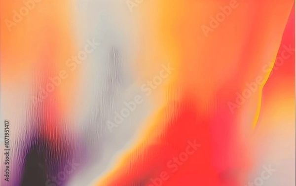 Fototapeta A blurry orange and white background with a red line