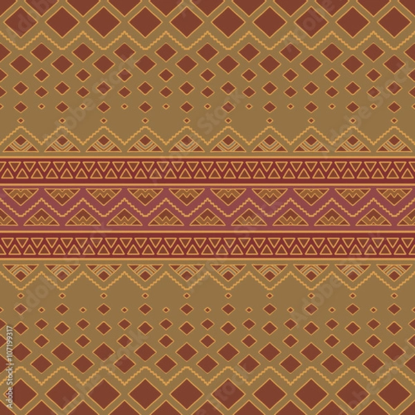 Fototapeta Seamless aztec pattern