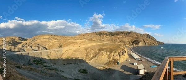 Obraz view of the mountains and sea