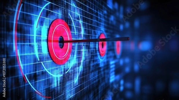 Fototapeta Create a dynamic strategic business plan using digital board tools for effective organizational growth