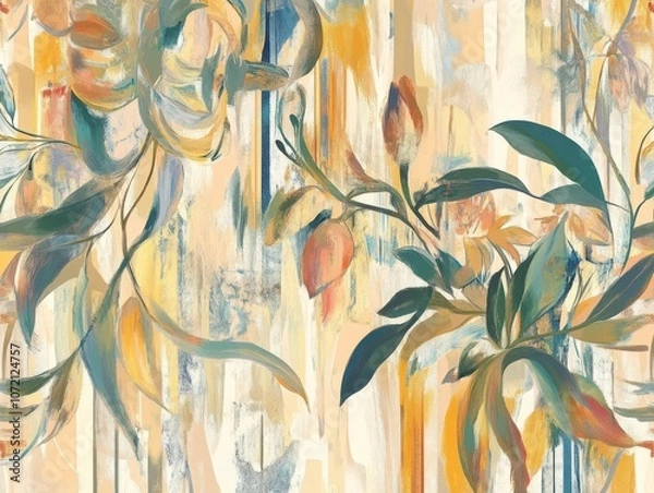 Obraz Abstract Floral Artwork