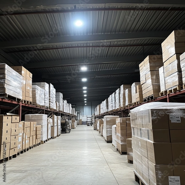 Fototapeta Modern Warehouse Facility