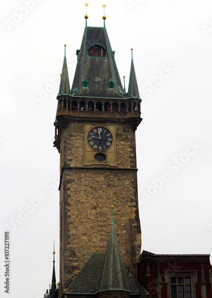 Obraz clock tower, Prague