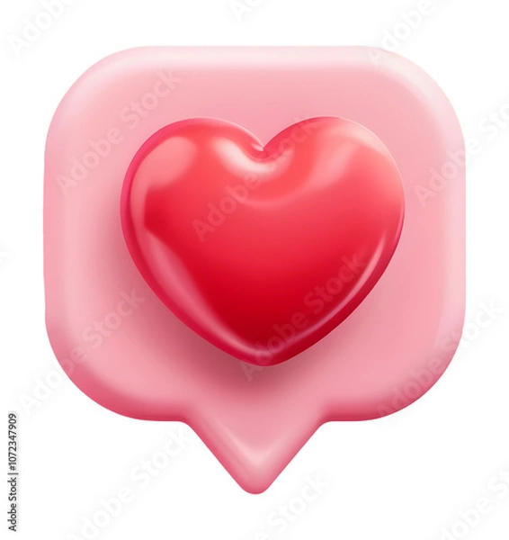 Fototapeta 좋아요 하트