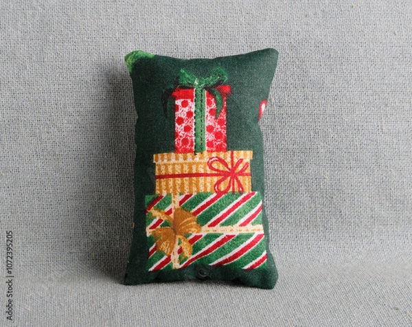 Obraz Christmas cushion  on sofa