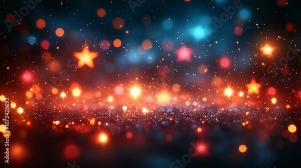 Fototapeta キラキラと輝くイルミネーション