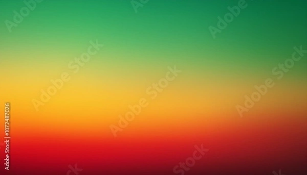 Obraz juneteenth blurry green yellow red abstract colorful gradient plain background with blank space