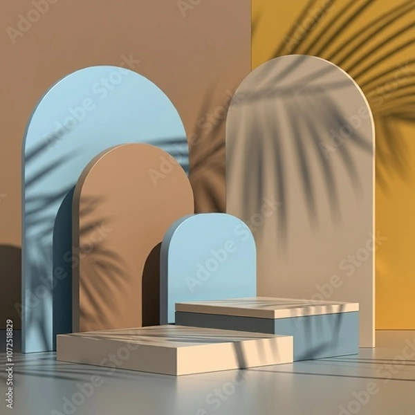 Fototapeta Modern Minimalist Backdrop