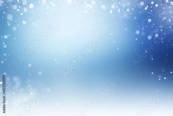 Fototapeta christmas background with snowflakes