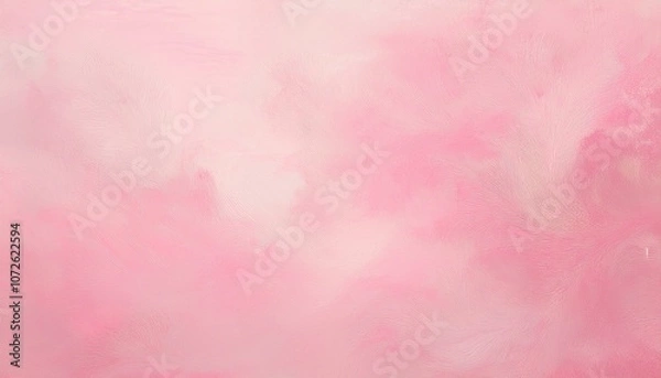 Fototapeta Soft, pink and white abstract watercolor background.