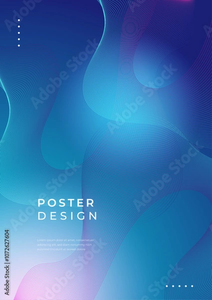 Obraz Colorful Abstract Geometric Background With Shapes