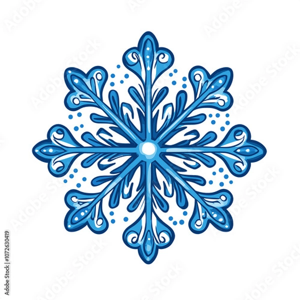 Obraz Delicate Snowflake Art