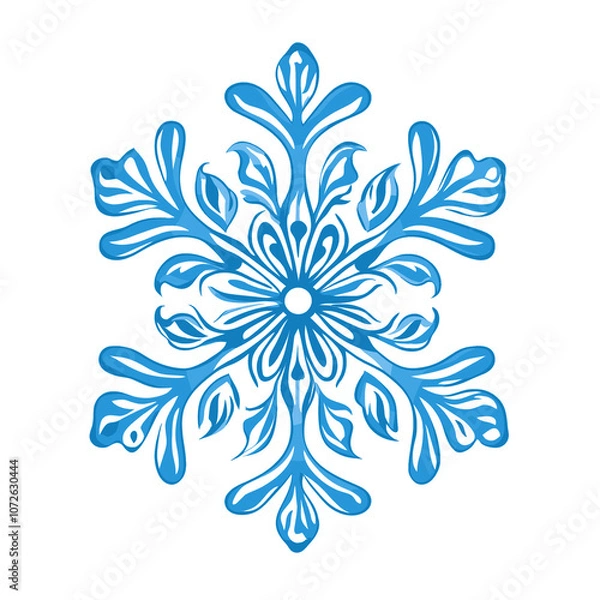 Obraz Circular Snowflake Icon