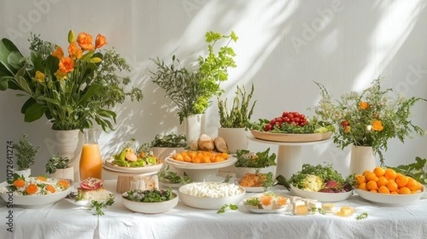 Fototapeta Fresh Springtime Feast